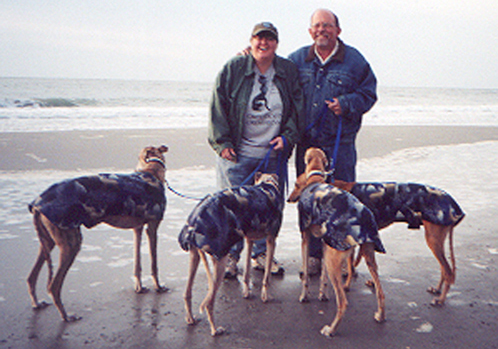 Greyhound Crossroads Kim and Robert Owens Beach