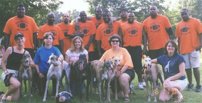 Greyhound Crossroads with Greenville Greyhounds Football Team