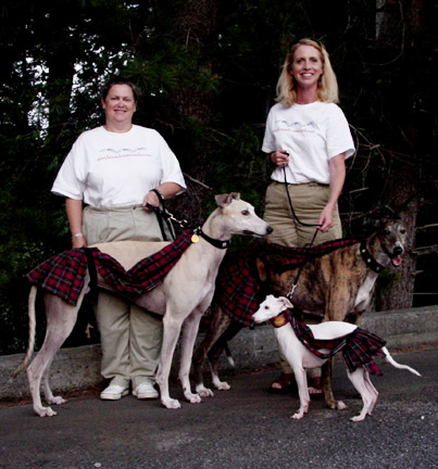 Joanne and Ann Greyhounds at Scottish Festival Greenville